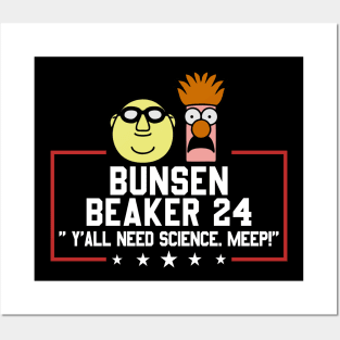 Muppets Science Bunsen Beaker Posters and Art